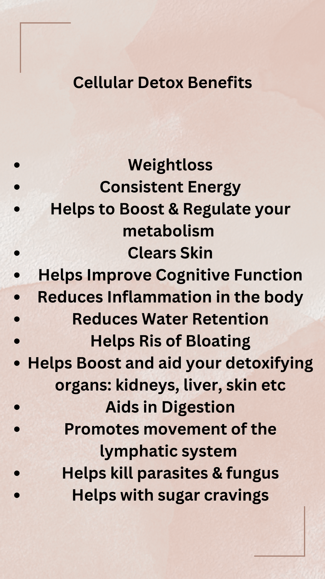 Cellular Detox